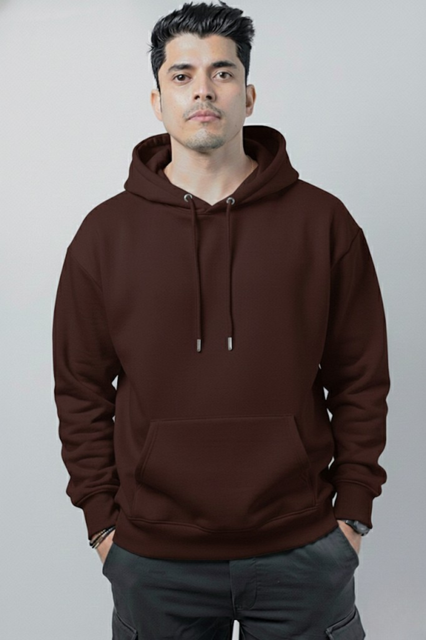 Hoodie | 300 GSM Heavyweight Cotton Blend | 90% Cotton 10% Polyester | Maroon