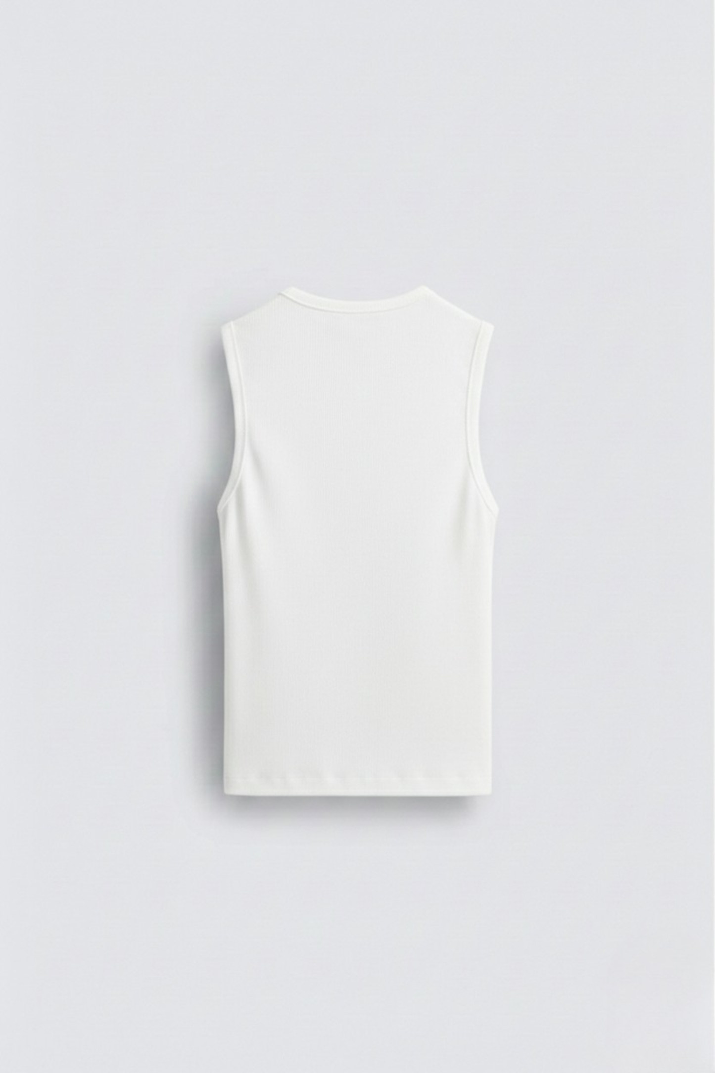 Men's White Tank Top 180 GSM Cotton, Regular Fit