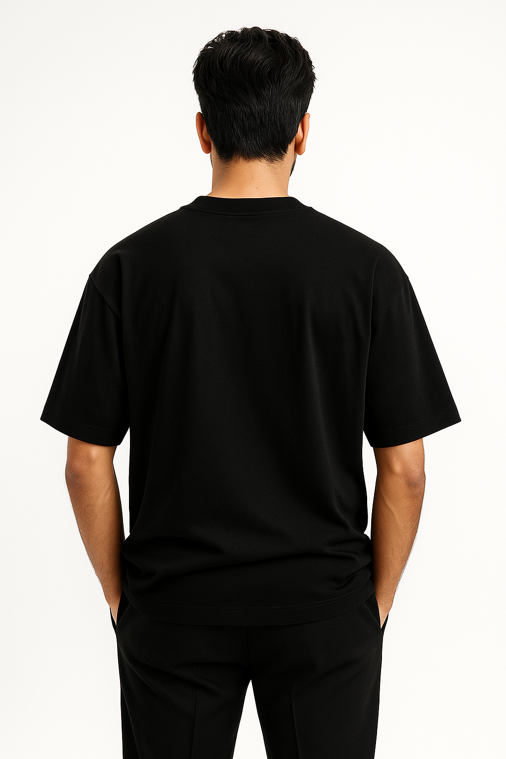 Terry Oversized Tee - Black