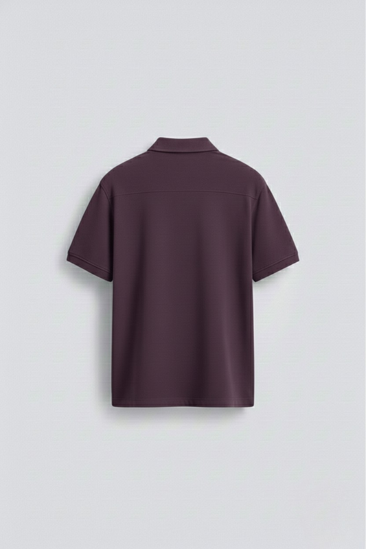 Men's Purple Polo T-Shirt 220 GSM Premium Cotton