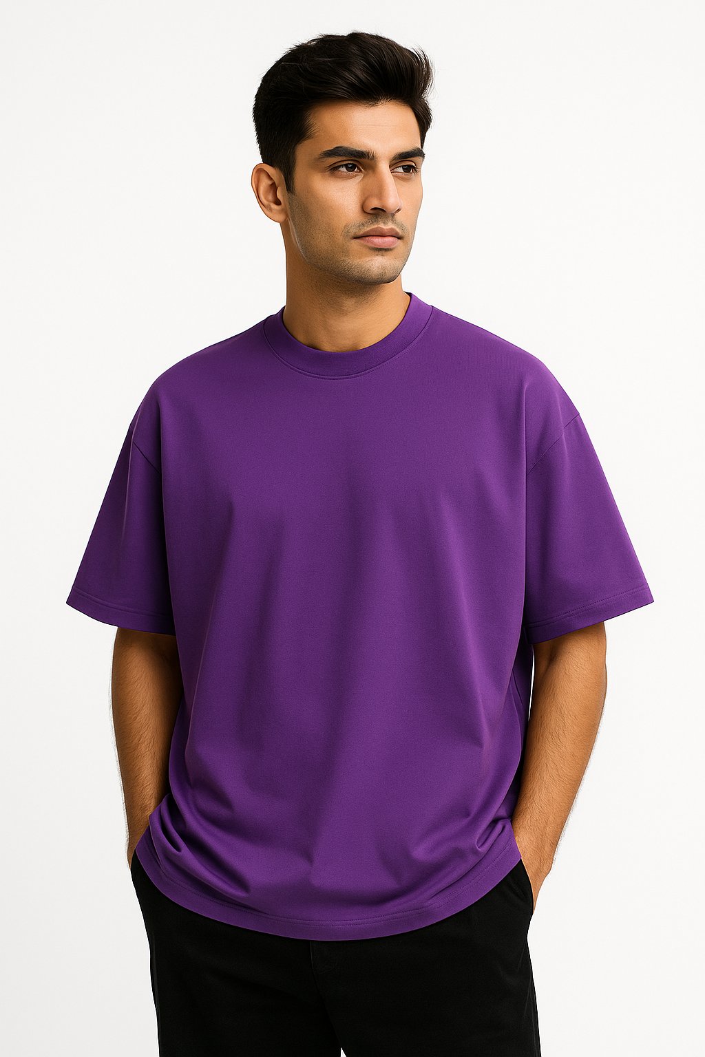 Oversized Solid - Purple