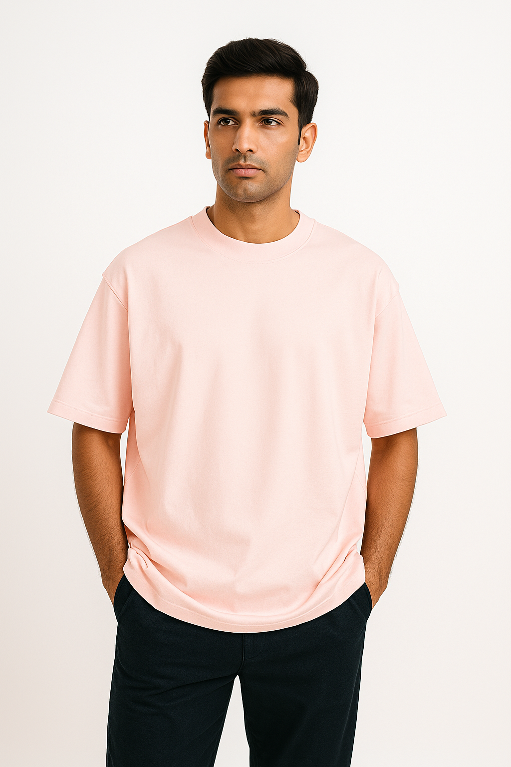 Oversized Solid - Light Baby Pink