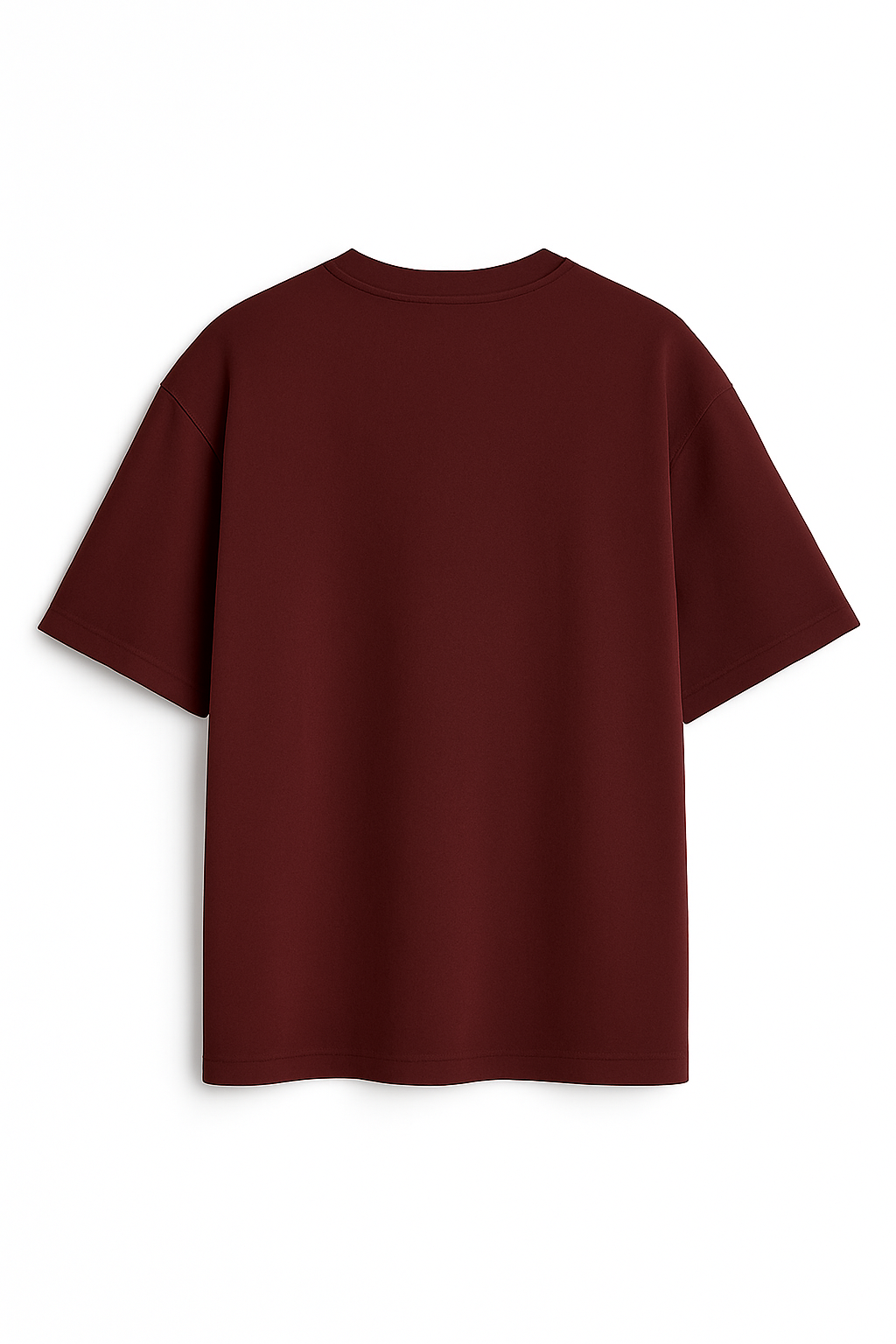 Oversized Solid - Maroon