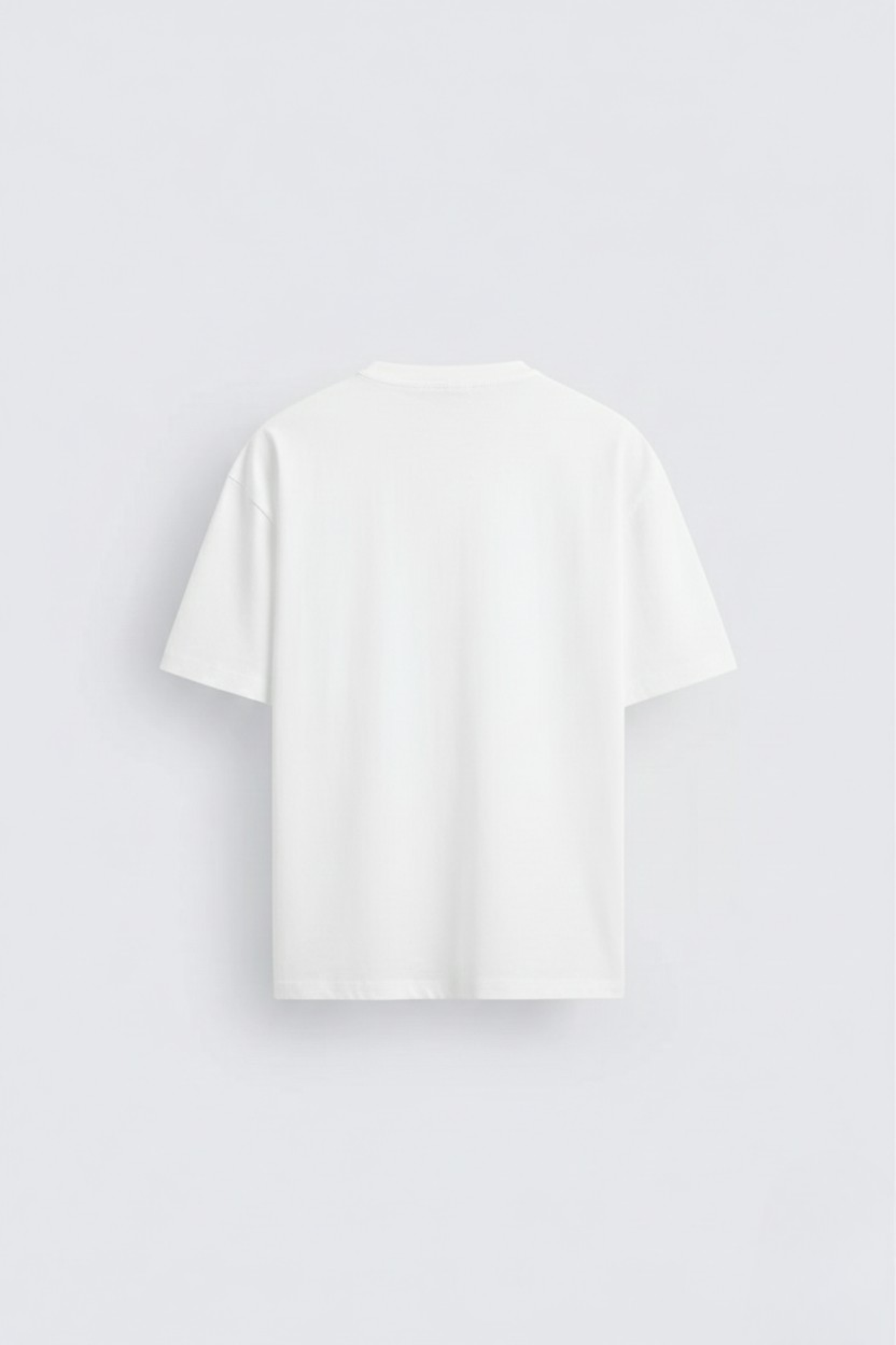 Men's White Oversized Classic T-Shirt 240 GSM Cotton