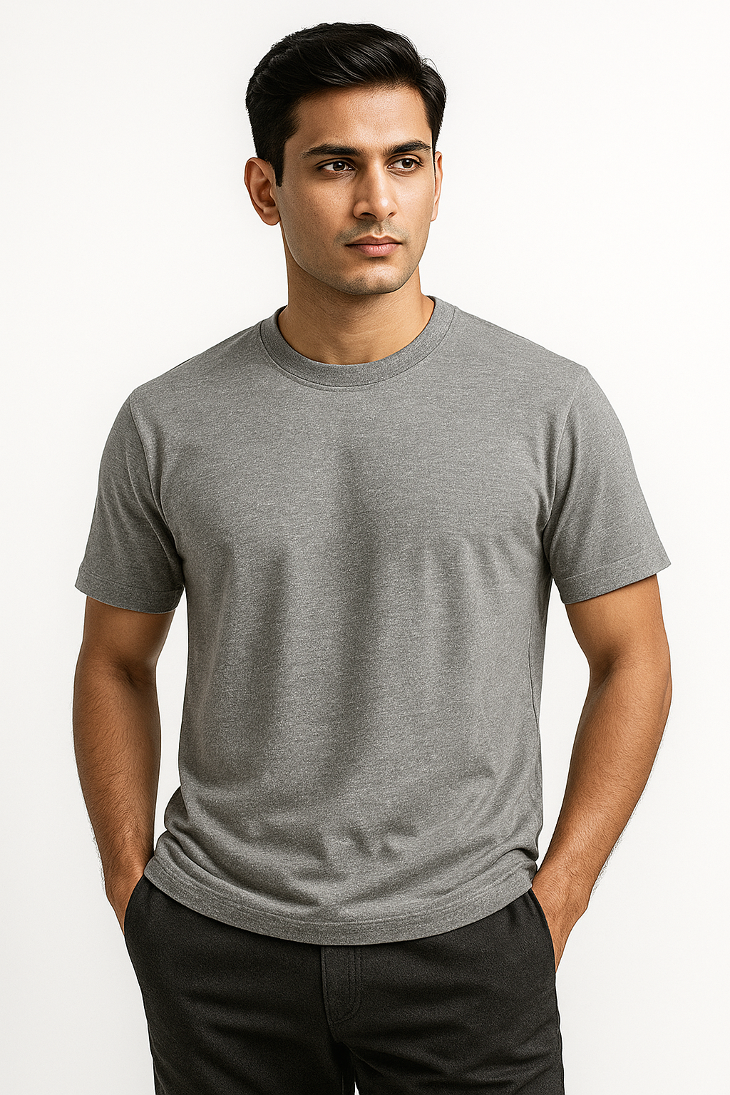 Solid - Grey Melange