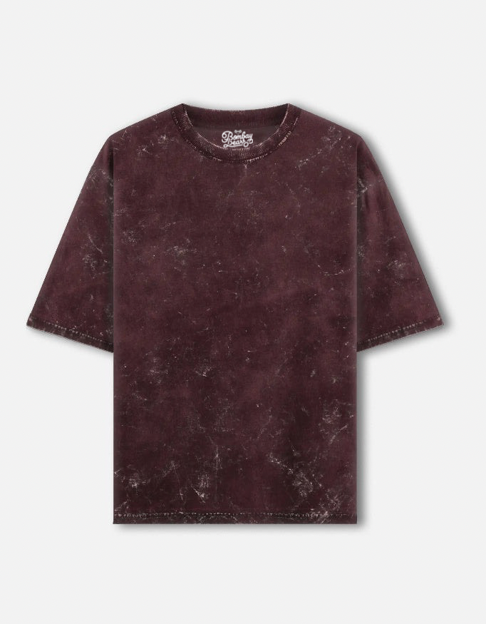 Acid Wash - Maroon