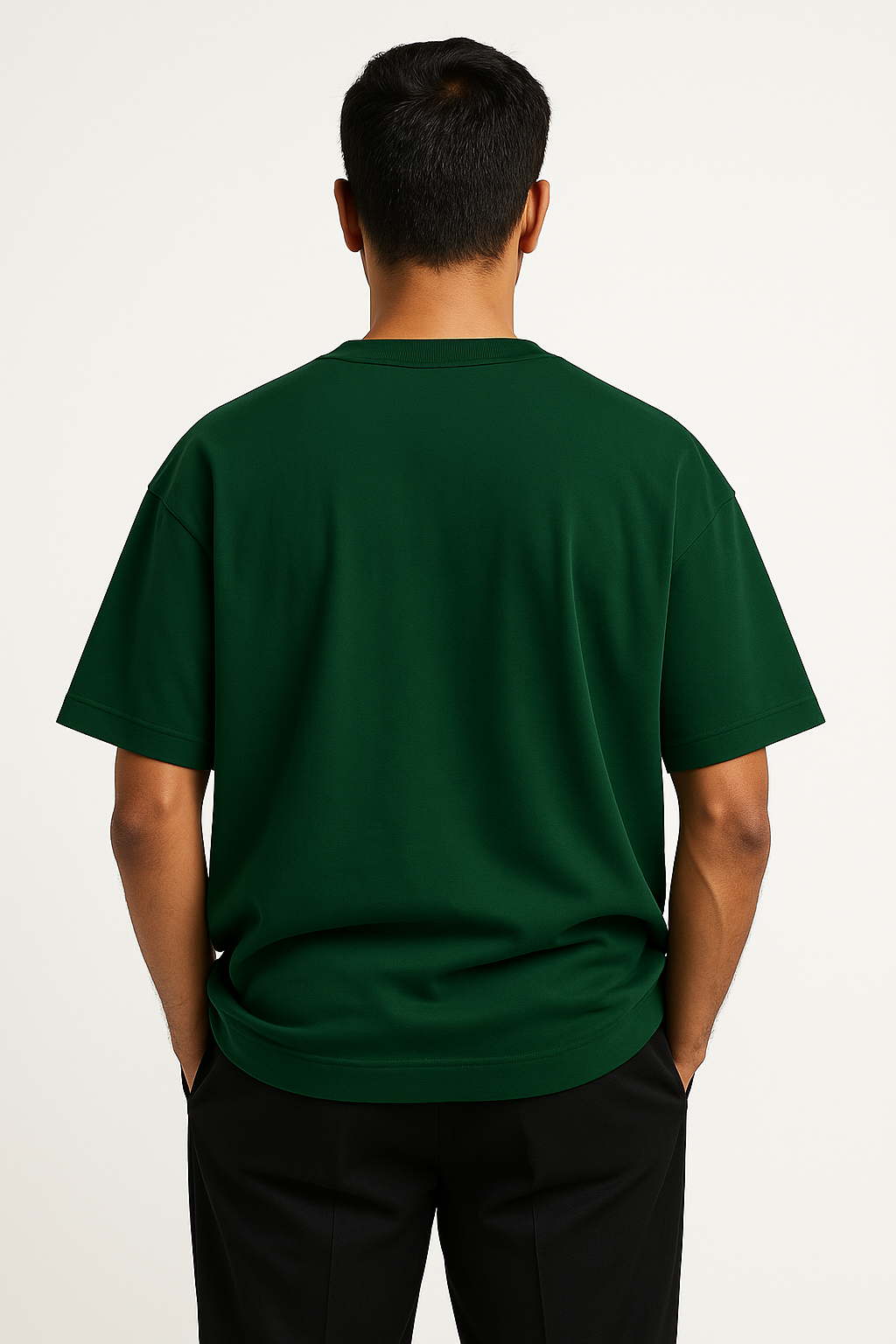 Oversized Solid - Bottle Green