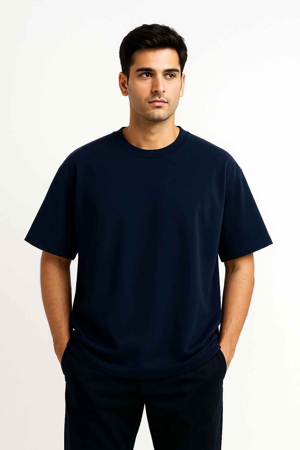 Oversized Solid - Navy Blue