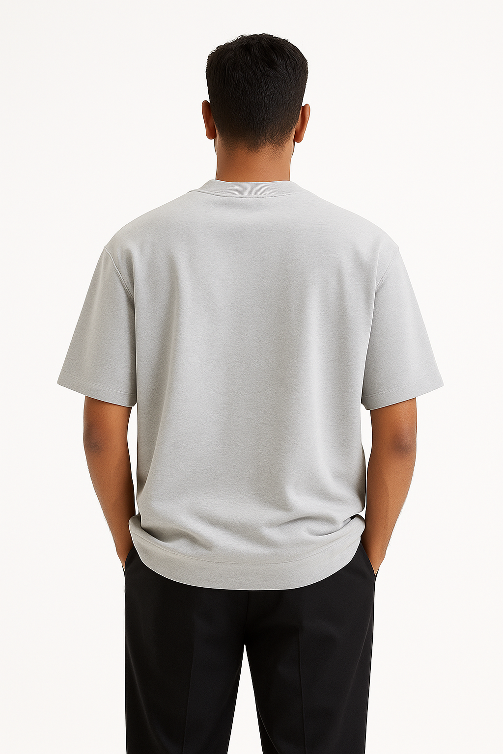 Oversized Solid - Grey Melange