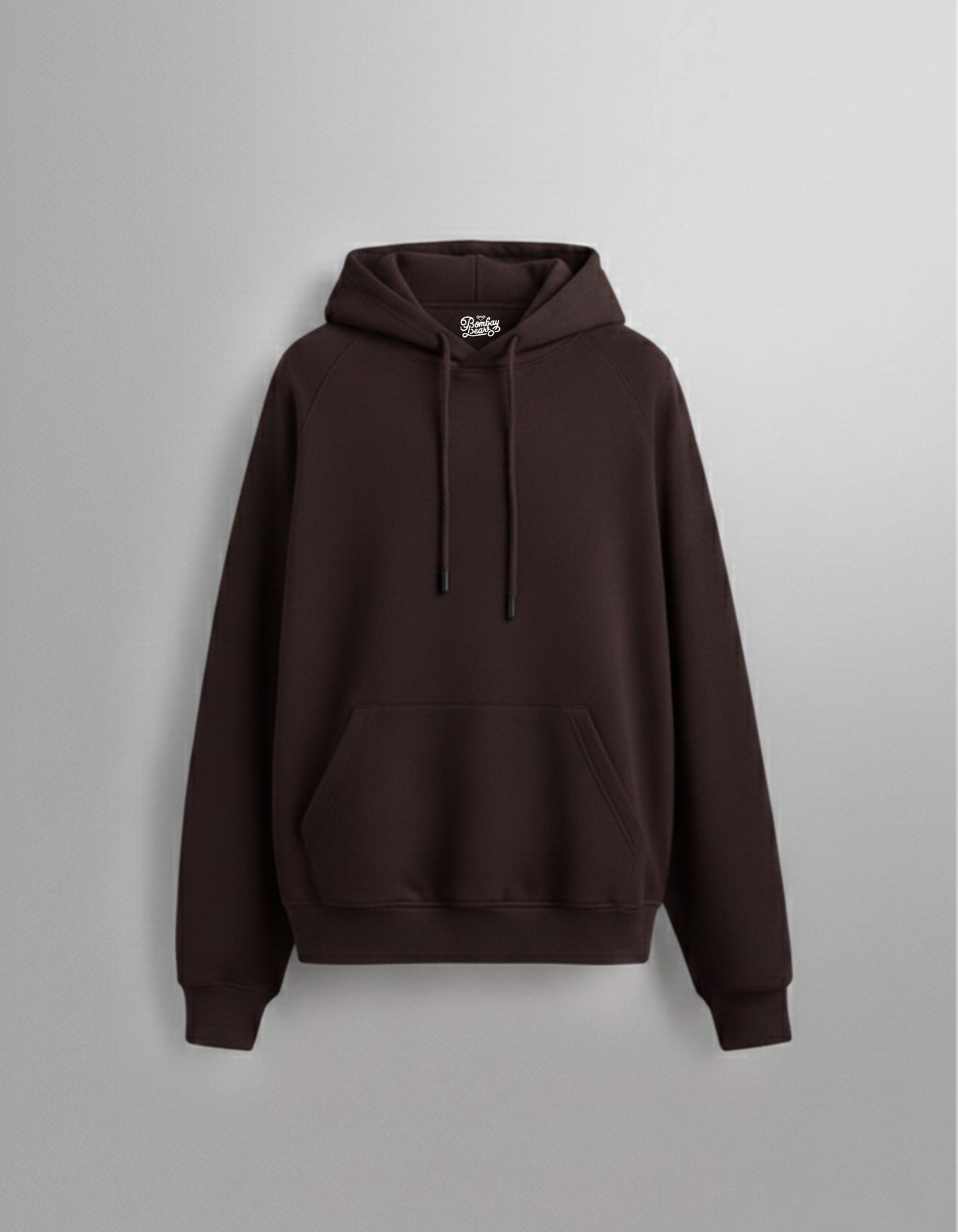Men's Maroon Oversized Hoodie 400 GSM Bio-Washed, Super Combed Cotton Poly