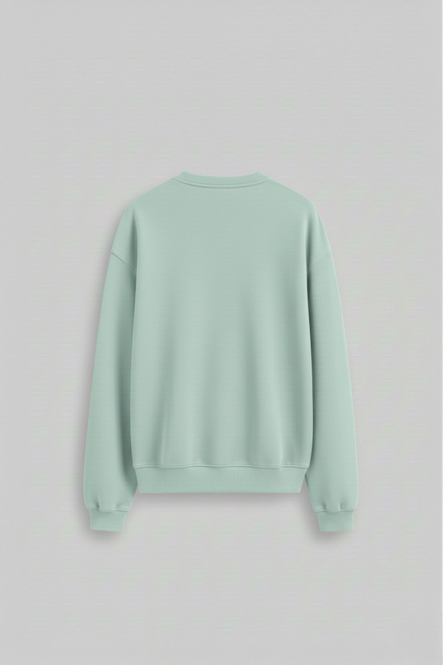 Men's Mint Sweatshirt 300 GSM Bio-Washed, Super Combed Cotton Poly