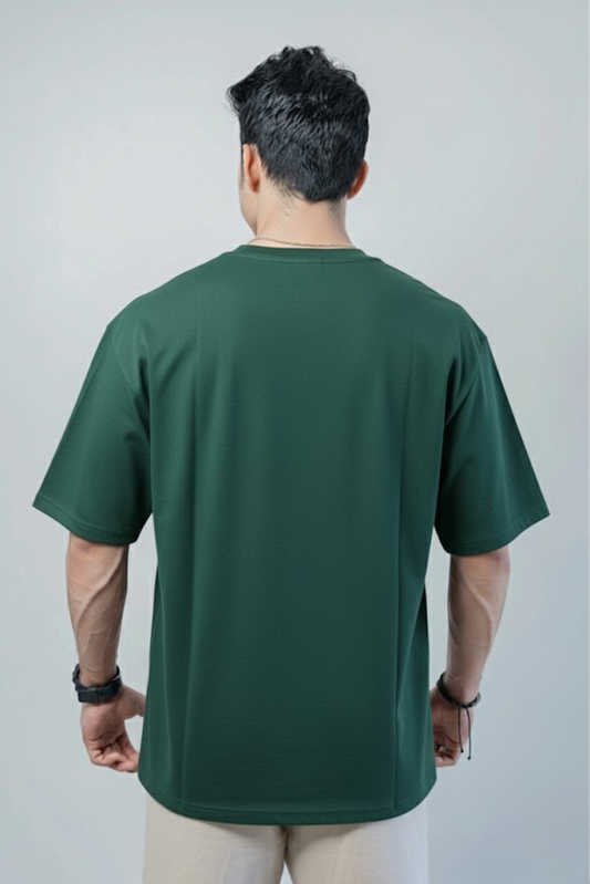Oversized Solid - Bottle Green