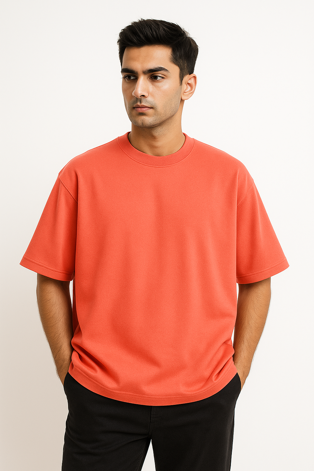 Oversized Solid - Coral