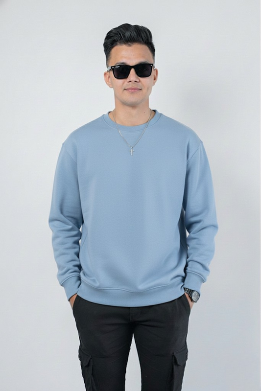 Sweatshirt - Baby Blue