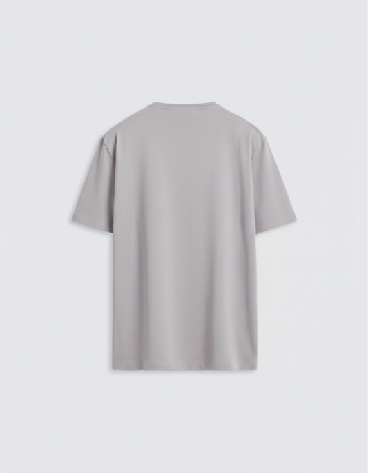 Bombay Bear Men's Lavender Cotton Stretch T-Shirt — 240 GSM, 95% Cotton 5% Elastane