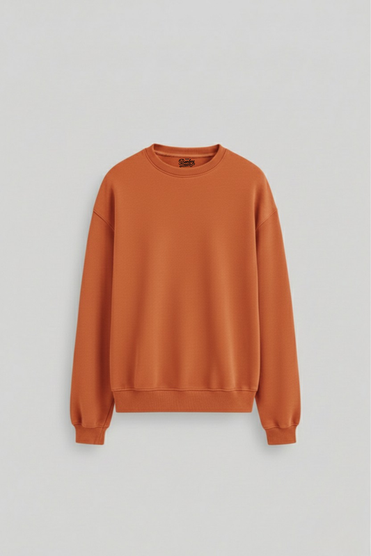 Men's Coral Sweatshirt  300 GSM Bio-Washed, Super Combed Cotton Poly