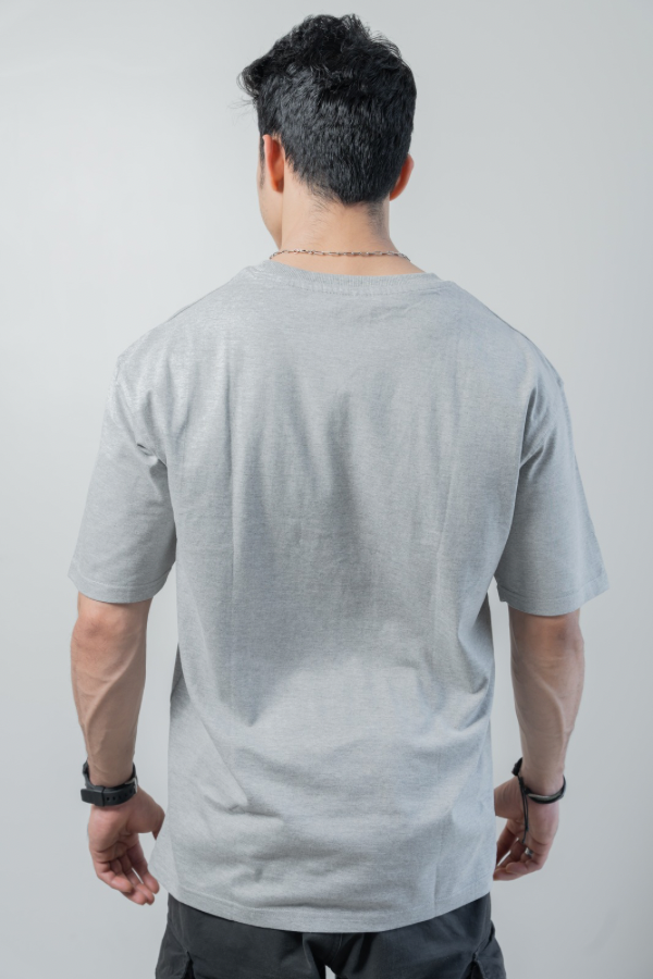 Oversized Solid - Grey Melange