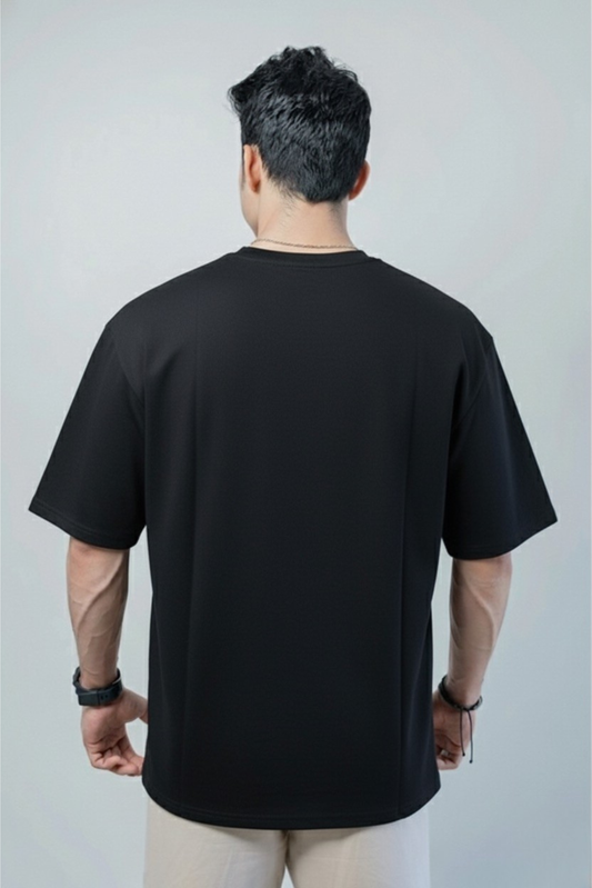 Terry Oversized Tee - Black