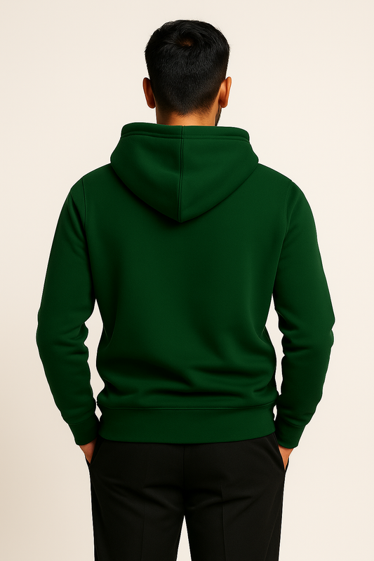 Hoodie - Bottle Green