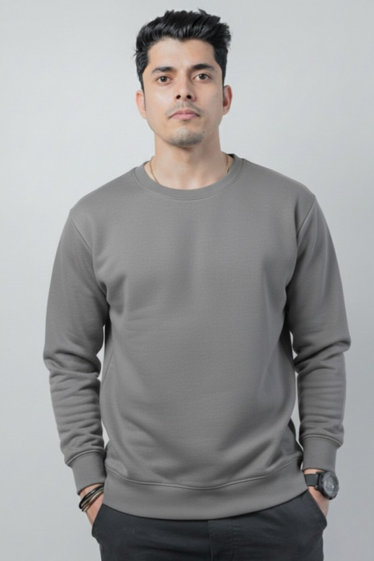 Sweatshirt - Grey Melange