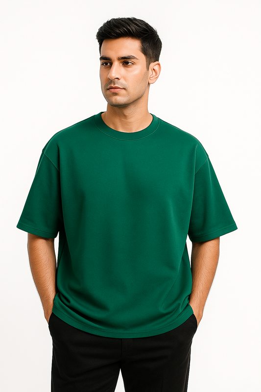 Terry Oversized Tee - Jade