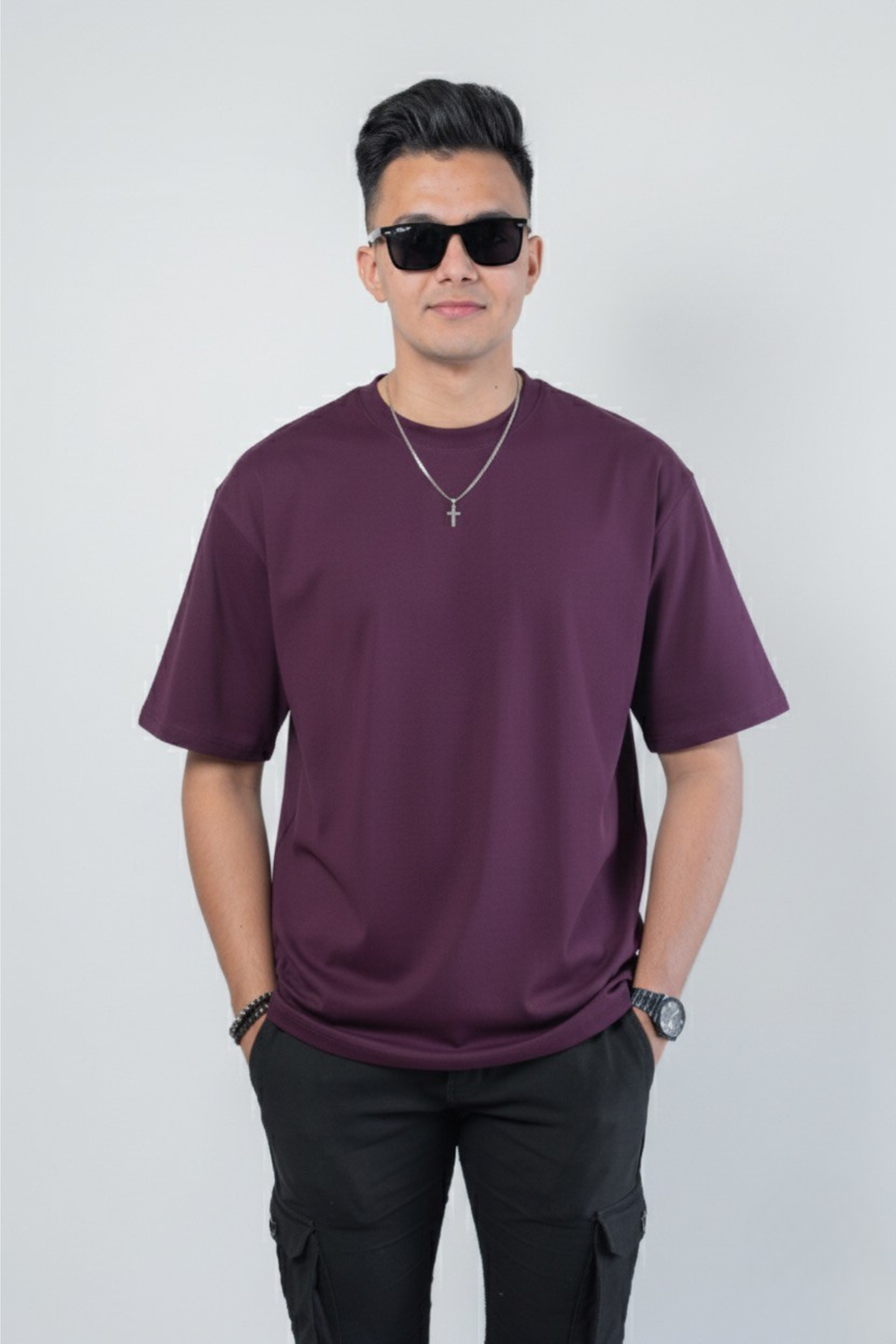Oversized Solid - Purple