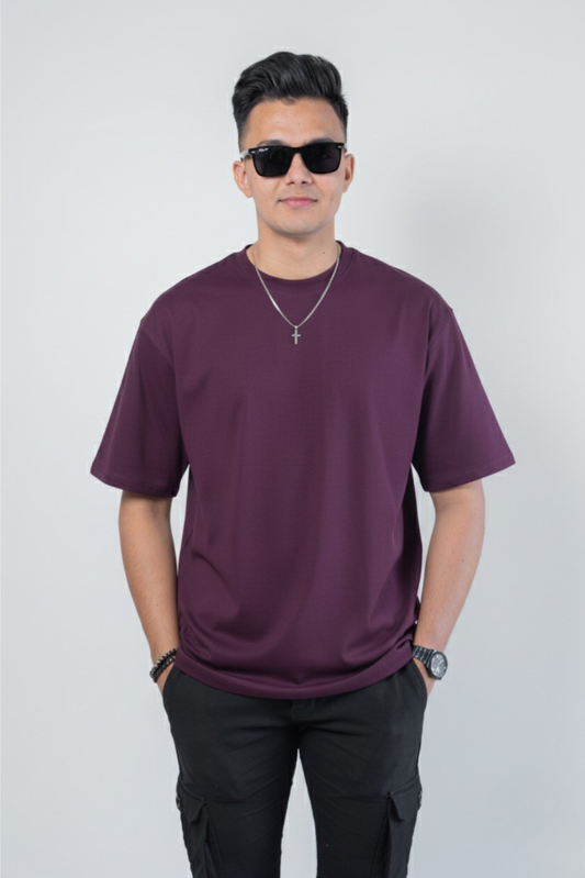 Oversized Solid - Purple