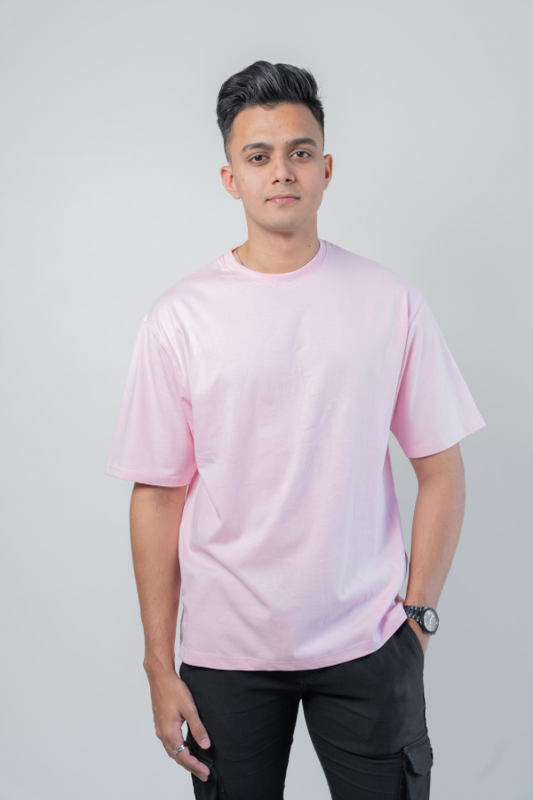 Oversized Solid - Light Baby Pink