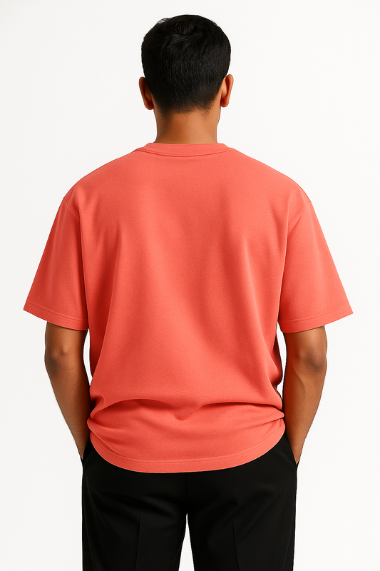 Oversized Solid - Coral