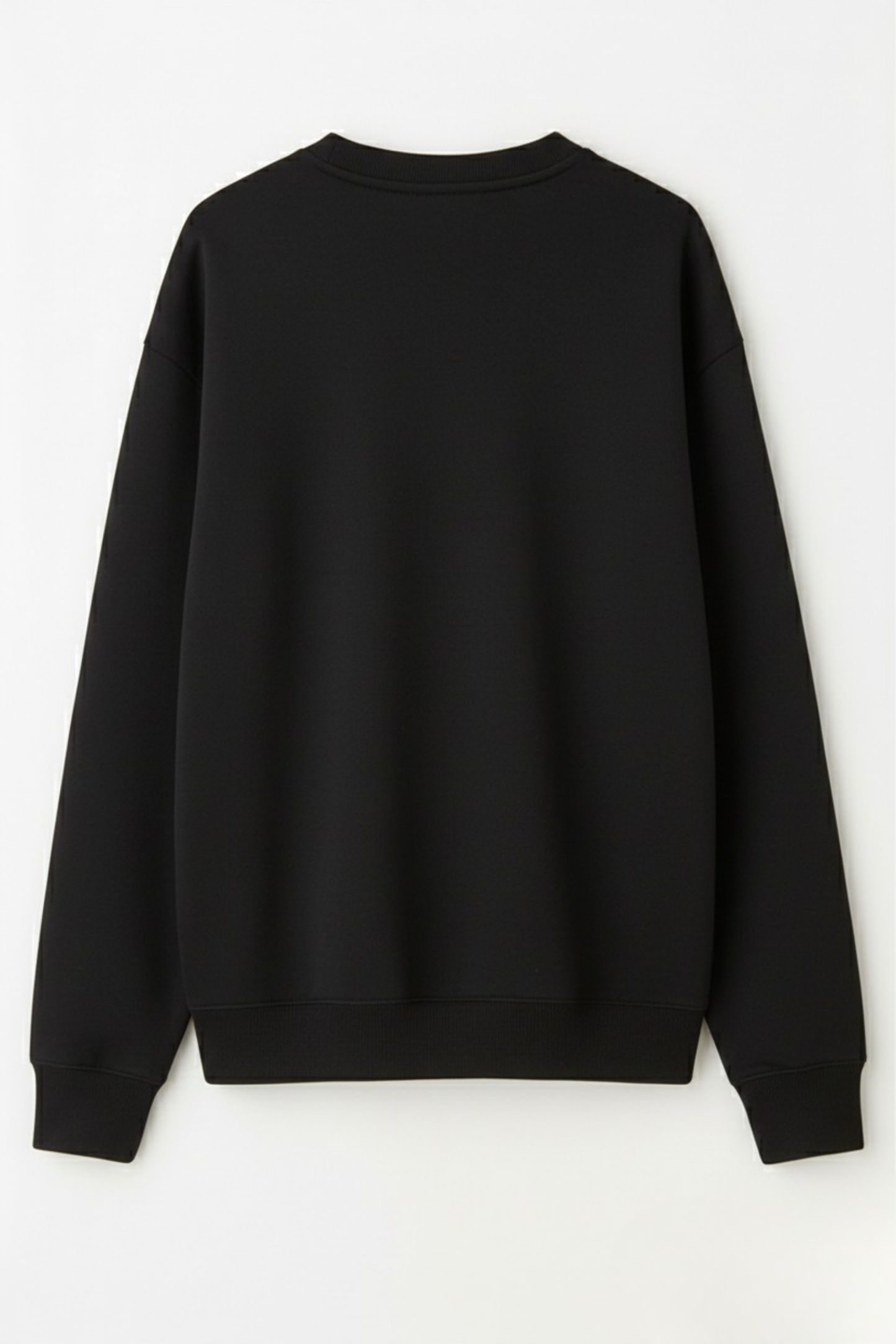 Sweatshirt | 300 GSM Heavyweight Cotton Blend | 90% Cotton 10% Polyester | Black