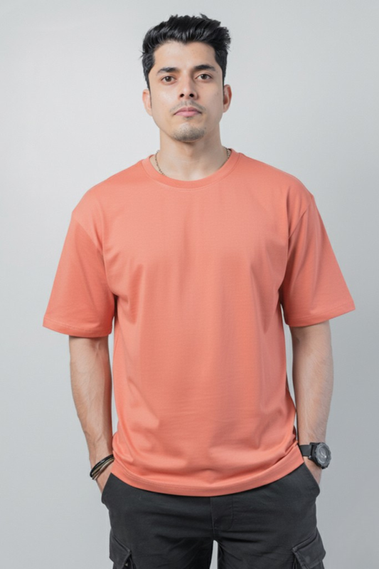 Oversized Solid - Coral