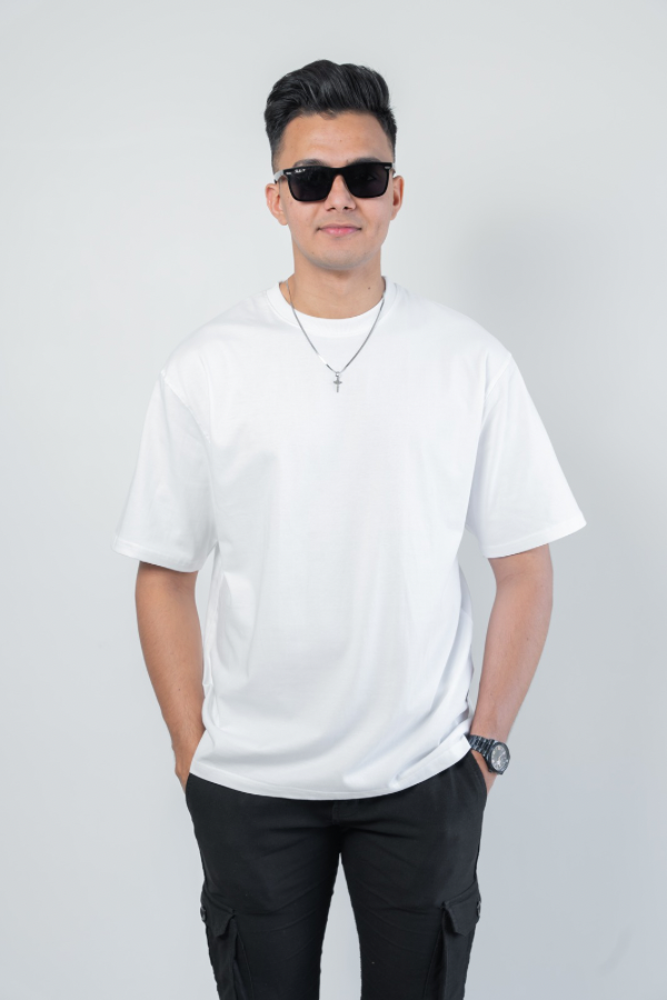 Oversized Solid - White