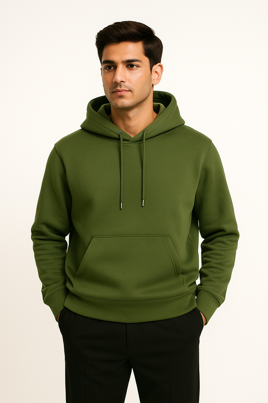 Hoodie - Olive Green
