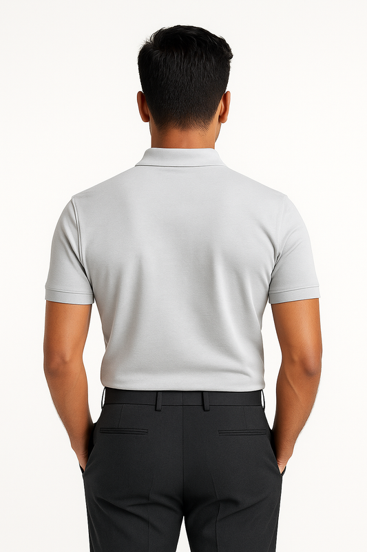 Polo - Grey Melange