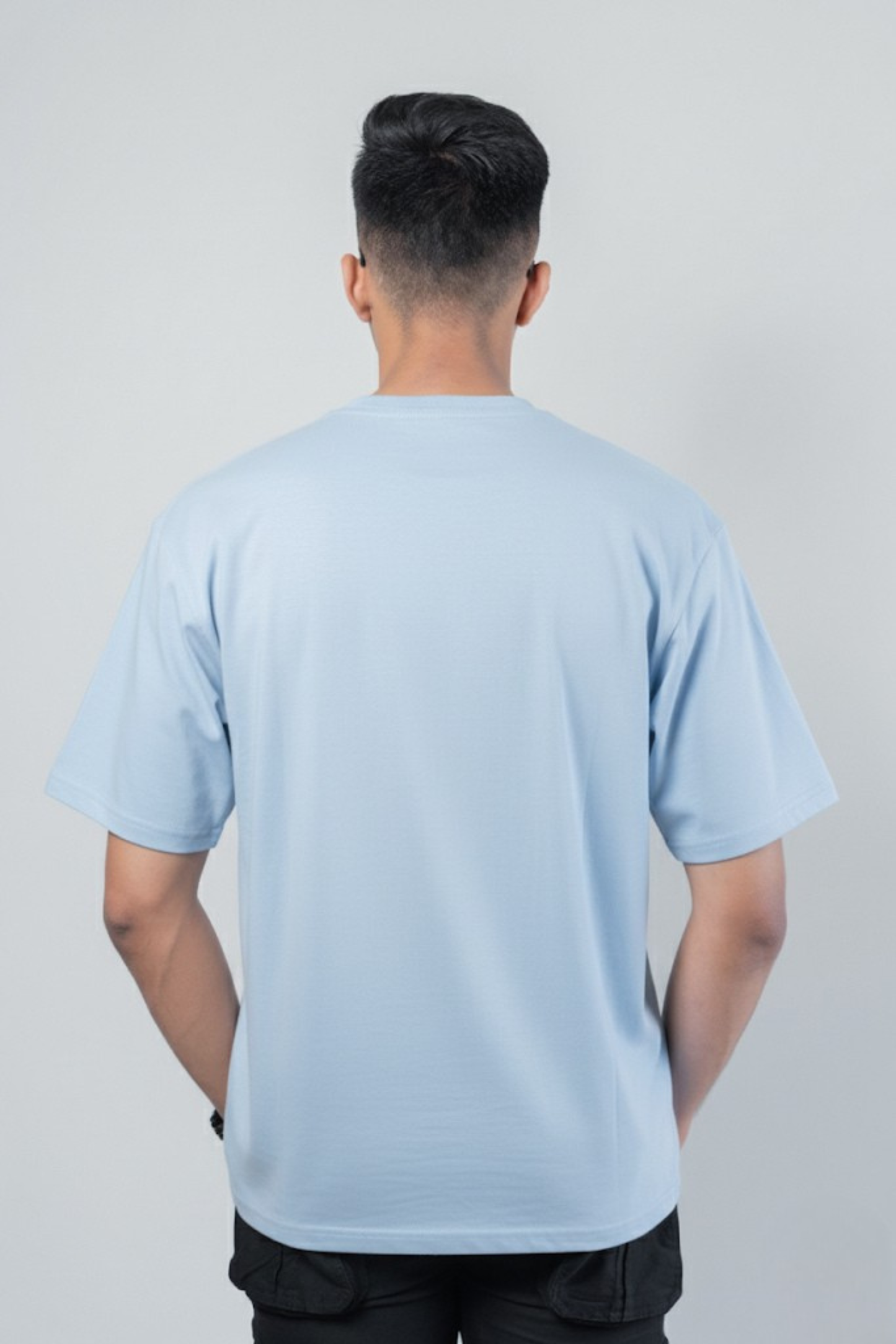 Terry Oversized Tee - Baby Blue