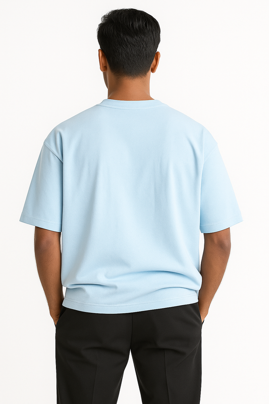 Oversized Solid - Baby Blue