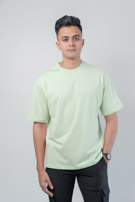Terry Oversized Tee - Jade
