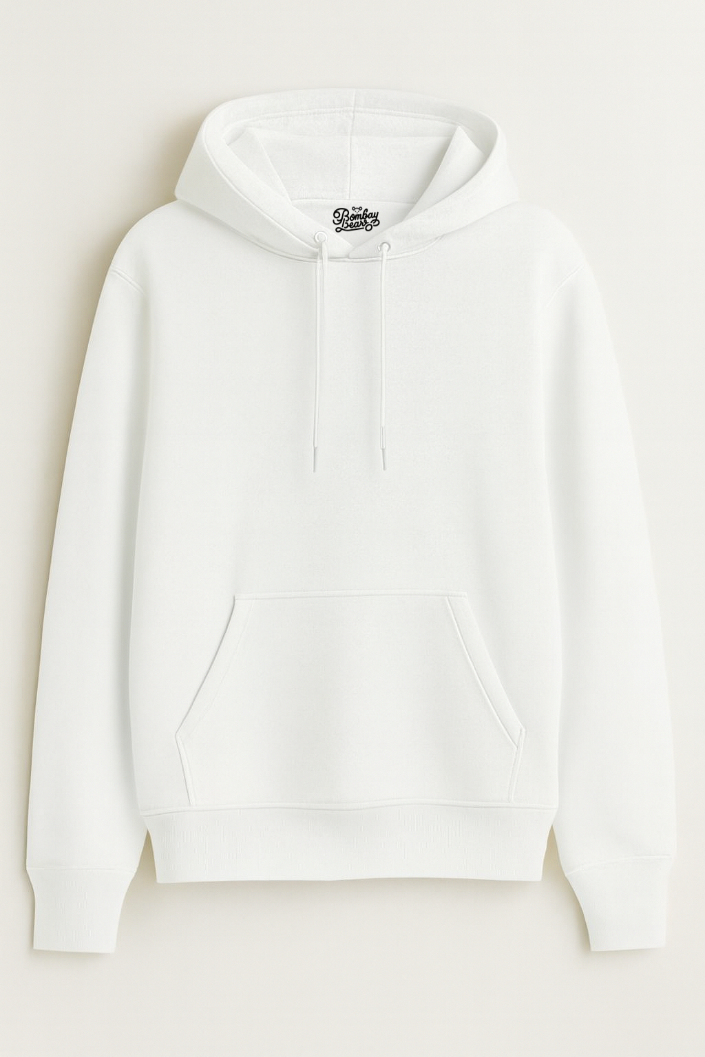 Hoodie | 300 GSM Heavyweight Cotton Blend | 90% Cotton 10% Polyester | White