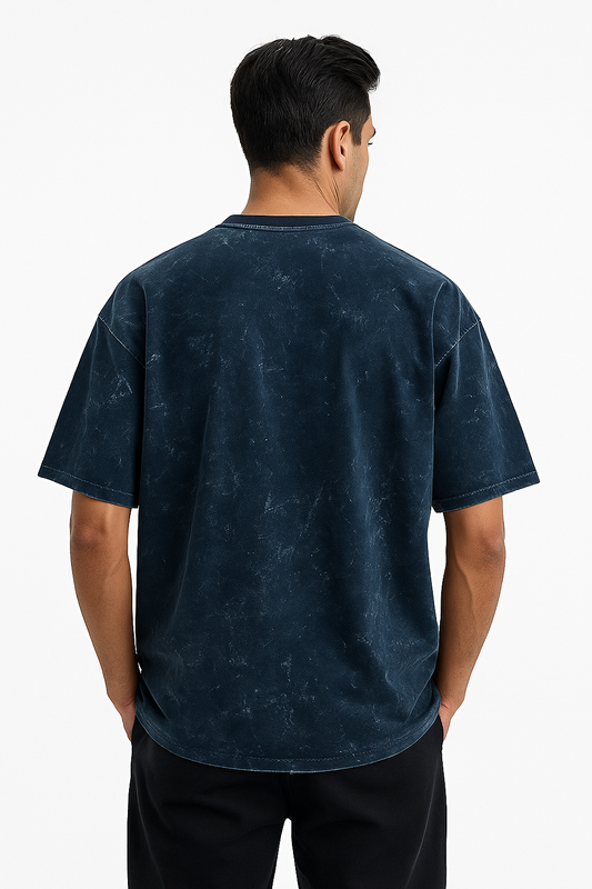 Acid Wash - Navy Blue