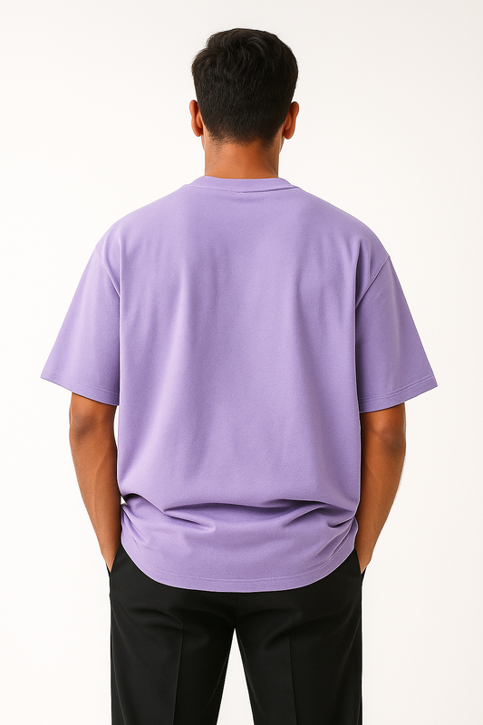 Terry Oversized Tee - Lavender