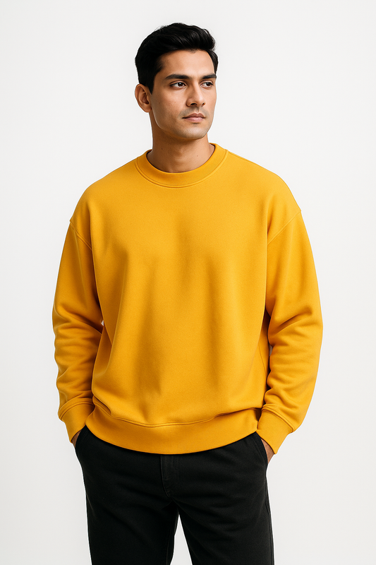 Sweatshirt- Mustard Yellow