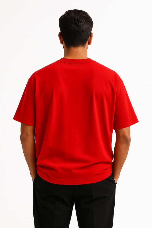 Oversized Solid - Red