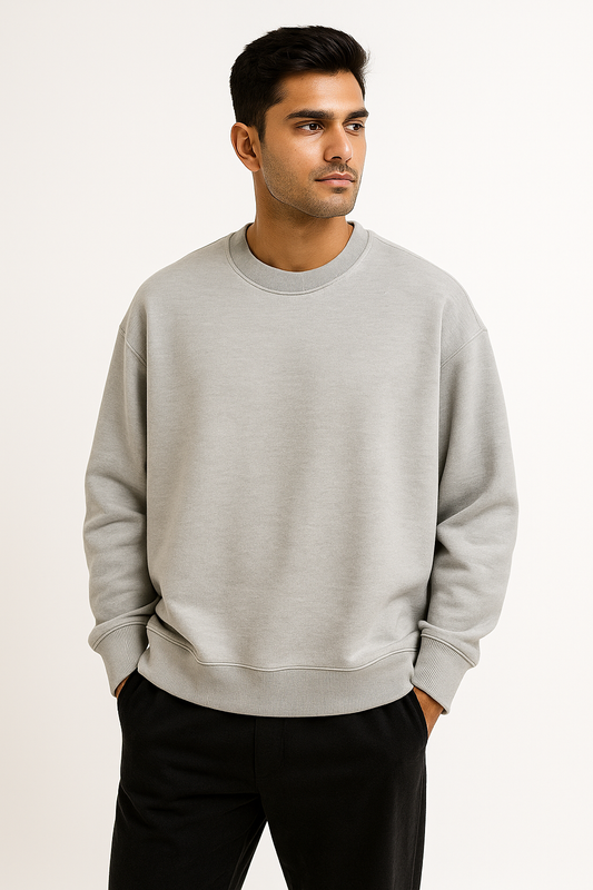 Sweatshirt - Grey Melange