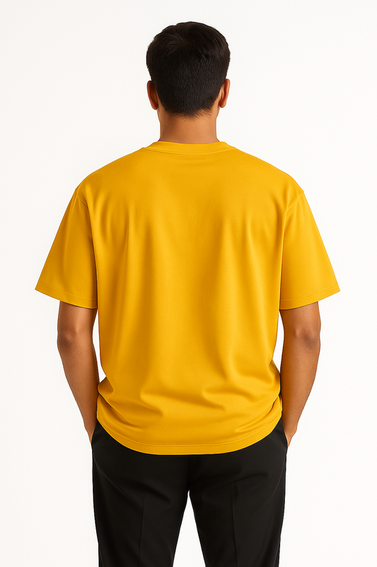 Oversized Solid -Mustard Yellow