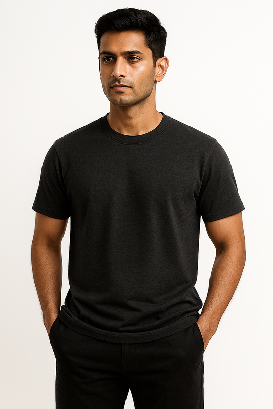 Solid - Black Melange