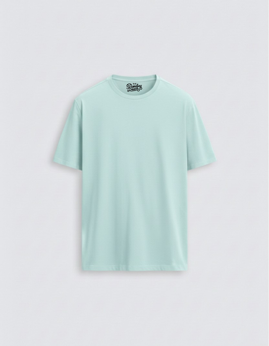 Bombay Bear Men's Mint Cotton Stretch T-Shirt — 240 GSM, 95% Cotton 5% Elastane