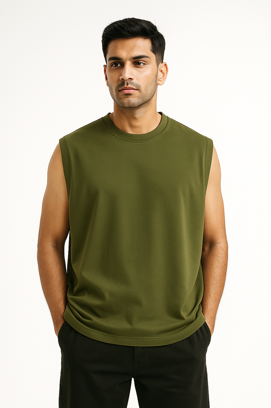 Tank Top - Olive Green