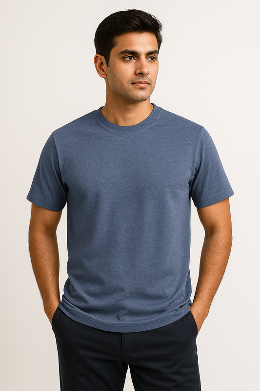 Solid - Navy Melange