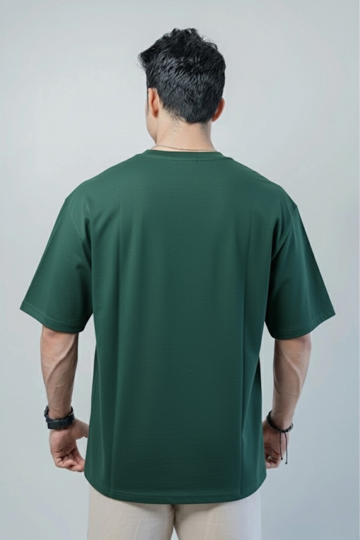 Oversized Solid - Bottle Green