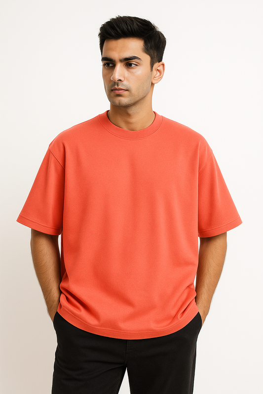 Oversized Solid - Coral